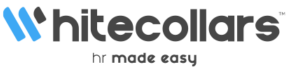 Whitecollars logo and slogan