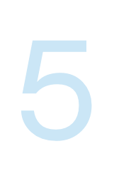 the number "5" in blue stands for the five things that whitecollars referring to