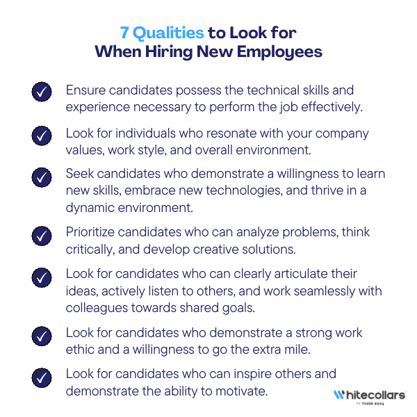 Best Qualities to Look for When Hiring Employees: